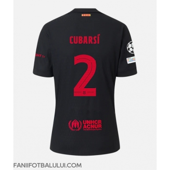 Barcelona Pau Cubarsi #2 Tricou Fotbal Replică 2024-25 Barbati Deplasare